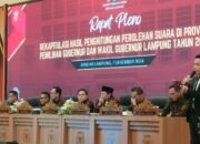 Pleno KPU Lampung, Mirza-Jihan Ungguli Arinal-Sutono
